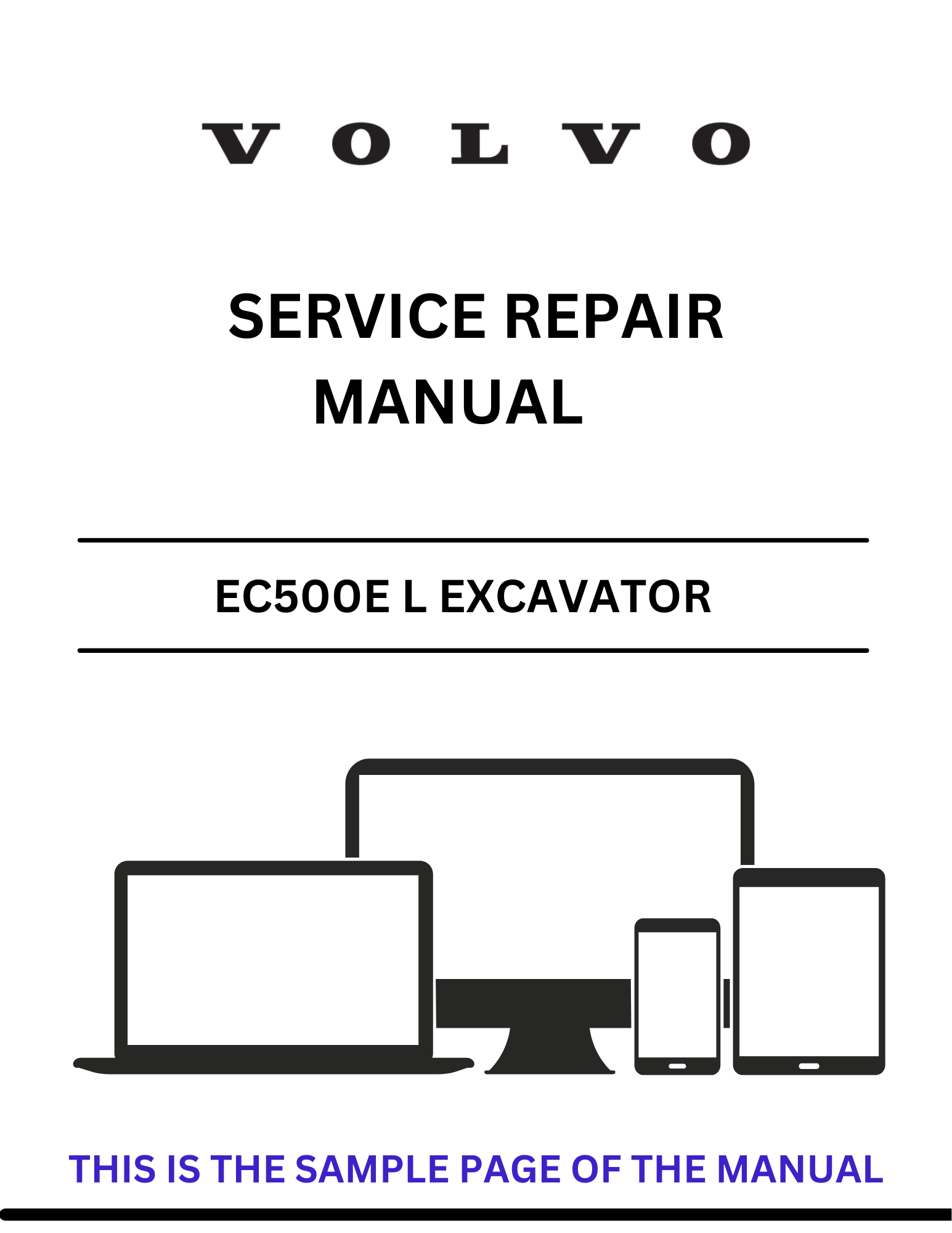 Unlock the full potential of your Volvo EC500E L Excavator with our comprehensive Service Repair Manual in PDF format. This essential guide provides detailed instructions and diagrams, ensuring you have all the information needed for effective maintenance and repairs.