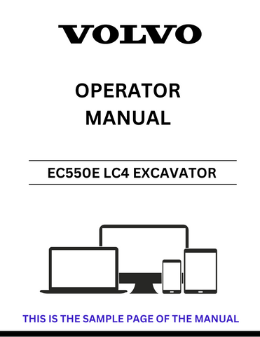 Enhance your operational efficiency with the VOLVO EC550E LC4 Excavator Operator Manual, now available in a convenient PDF format. This comprehensive guide provides essential information for both novice and experienced operators, ensuring you can maximize the performance of your excavator.