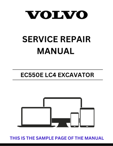 Unlock the full potential of your Volvo EC550E LC4 Excavator with our comprehensive Service Repair Manual in PDF format. This essential guide provides detailed instructions and diagrams, ensuring you have all the information needed for effective maintenance and repairs.