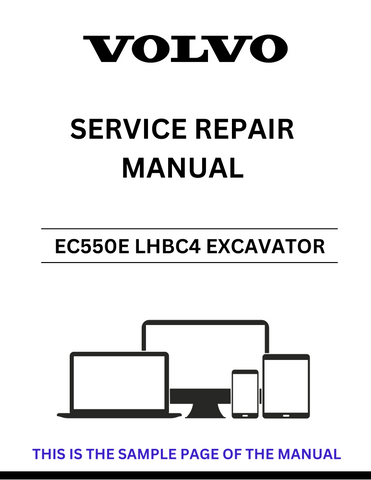  Unlock the full potential of your Volvo EC550E LHBC4 Excavator with our comprehensive Service Repair Manual in PDF format. This essential guide provides detailed instructions, diagrams, and troubleshooting tips to ensure your machine operates at peak performance.