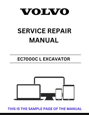 Unlock the full potential of your Volvo EC7000C L Excavator with our comprehensive Service Repair Manual in PDF format. This essential guide provides detailed instructions and diagrams, ensuring you have all the information needed for effective maintenance and repairs.