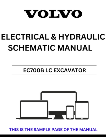 Unlock the full potential of your Volvo EC700B LC Excavator with our comprehensive Electrical and Hydraulic Schematic Manual. This PDF file is designed to provide you with detailed diagrams and schematics, ensuring you have the essential information at your fingertips for efficient maintenance and troubleshooting.