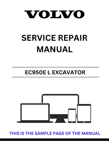 Unlock the full potential of your Volvo EC950E L Excavator with our comprehensive Service Repair Manual in PDF format. This essential guide provides detailed instructions and diagrams, ensuring you have all the information needed for effective maintenance and repairs.