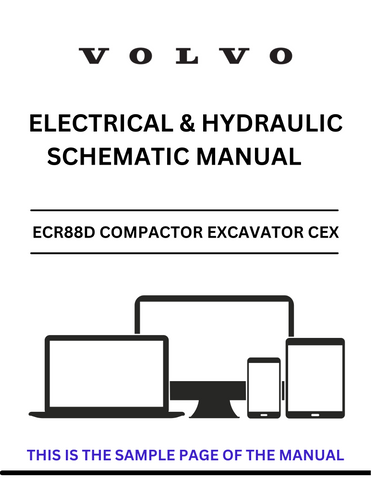 Unlock the full potential of your Volvo ECR88D Compactor Excavator with our comprehensive Electrical and Hydraulic Schematic Manual. This PDF file is an essential resource for operators and technicians, providing detailed diagrams and schematics that simplify troubleshooting and maintenance tasks.
