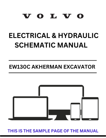 Unlock the full potential of your Volvo EW130C Akherman Excavator with our comprehensive Electrical and Hydraulic Schematic Manual. This PDF file is designed to provide you with detailed diagrams and schematics, ensuring you have the essential information at yo