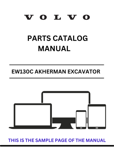 Discover the comprehensive VOLVO EW130C Akherman Excavator Parts Catalog Manual, designed specifically for serial number 1-583. This PDF file is an essential resource for anyone looking to maintain or repair their excavator, providing detailed diagrams and part numbers to ensure you find exactly what you need.