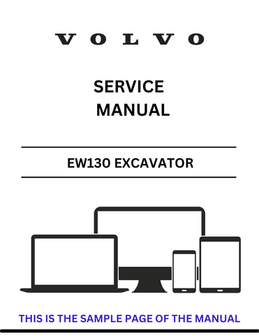 Unlock the full potential of your Volvo EW130 Excavator with our comprehensive Service Manual in PDF format. This essential guide provides detailed instructions, diagrams, and troubleshooting tips to ensure your machine operates at peak performance.