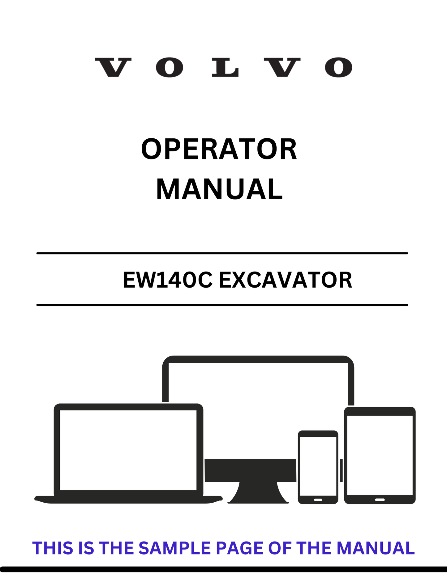  Enhance your operational efficiency with the VOLVO EW140C Excavator Operator Manual, now available in a convenient PDF format. This comprehensive guide is designed to provide you with all the essential information needed to operate your excavator safely and effectively.