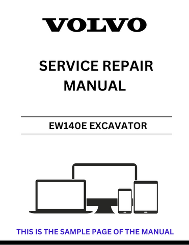Unlock the full potential of your Volvo EW140E Excavator with our comprehensive Service Repair Manual in PDF format. This essential guide provides detailed instructions and diagrams, ensuring you have all the information needed for effective maintenance and repairs.