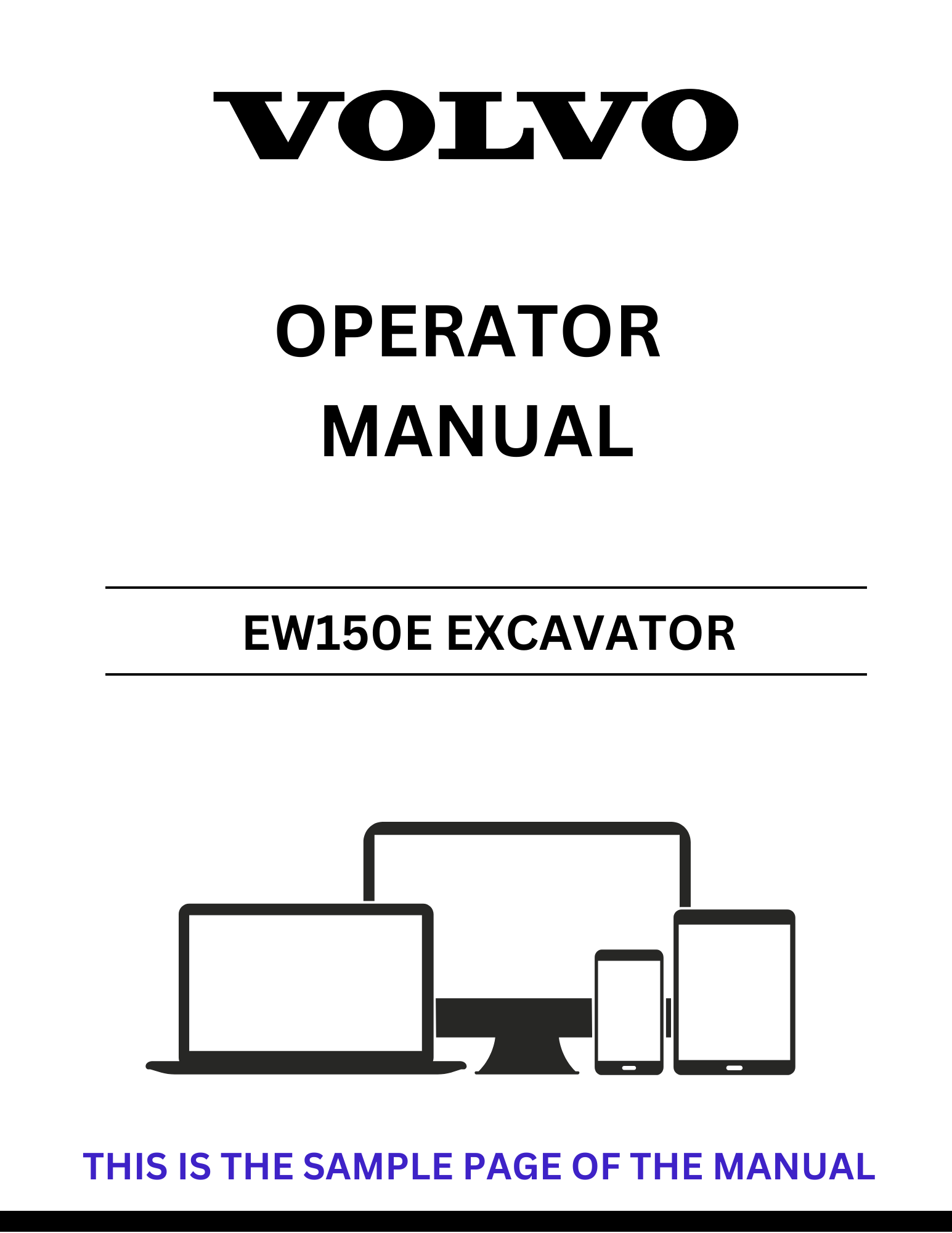 Enhance your operational efficiency with the VOLVO EW150E Excavator Operator Manual, now available in a convenient PDF format. This comprehensive guide is designed to provide you with all the essential information needed to operate your excavator safely and effectively.
