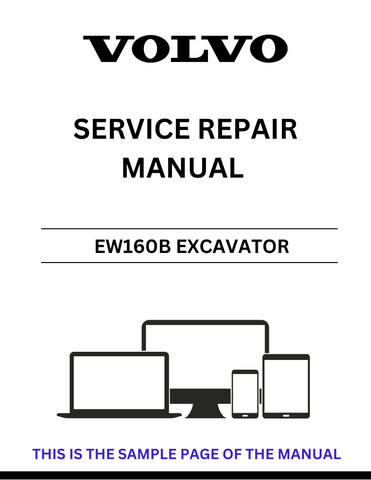 Unlock the full potential of your Volvo EW160B Excavator with our comprehensive Service Repair Manual in PDF format. This essential guide provides detailed instructions and diagrams, ensuring you have all the information needed for effective maintenance and repairs.