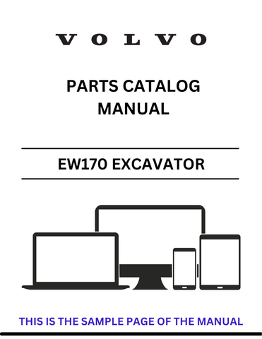 Discover the comprehensive parts catalog manual for the VOLVO EW170 Excavator. Access the PDF file for detailed specifications and maintenance information.