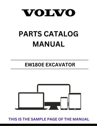 Discover the comprehensive VOLVO EW180E Excavator Parts Catalog Manual, designed specifically for serial numbers 320011-320404, 322001-323000, and 323001. This PDF file serves as an essential resource for anyone looking to maintain or repair their excavator, ensuring you have access to the most accurate and detailed parts information.