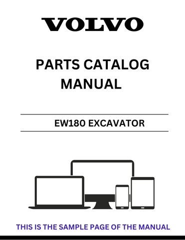 Discover the comprehensive VOLVO EW180 Excavator Parts Catalog Manual, specifically designed for serial numbers 3001-9999. This PDF file is an essential resource for anyone looking to maintain or repair their excavator, providing detailed diagrams and part numbers to ensure you find exactly what you need.