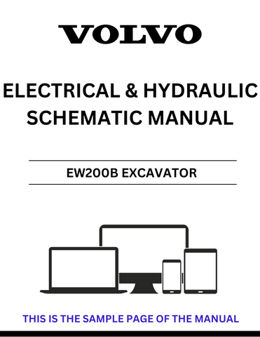  Unlock the full potential of your Volvo EW200B Excavator with our comprehensive Electrical and Hydraulic Schematic Manual. This PDF file is designed to provide you with detailed diagrams and schematics, ensuring you have the essential information at your fingertips for efficient maintenance and troubleshooting.