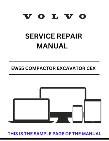  Unlock the full potential of your Volvo EW55 Compactor Excavator with our comprehensive CEX Service Repair Manual. This PDF file is designed to provide you with detailed insights and step-by-step instructions for maintenance and repairs, ensuring your equipment operates at peak performance.