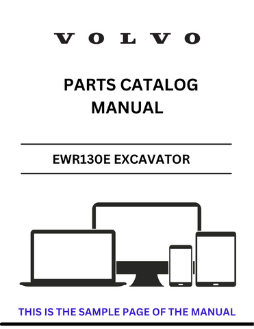 Discover the comprehensive VOLVO EWR130E Excavator Parts Catalog Manual, specifically designed for serial number 320017. This PDF file is an essential resource for anyone looking to maintain or repair their excavator with precision and confidence.