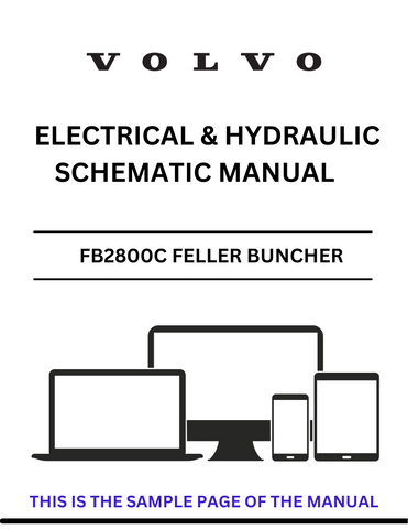Discover the essential VOLVO FB2800C Feller Buncher Electrical and Hydraulic Schematic Manual, now available in a convenient PDF format. This comprehensive guide is designed for professionals seeking to enhance their understanding of the machine's intricate systems, ensuring optimal performance and maintenance.