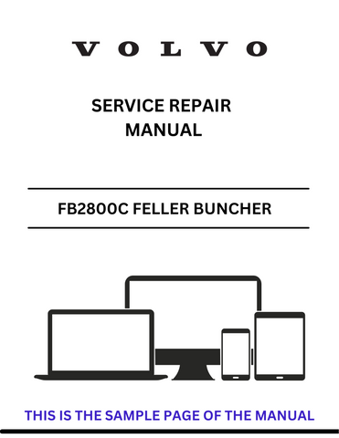  Discover the comprehensive service repair manual for VOLVO FB2800C FELLER BUNCHERS. Access the PDF file for expert guidance and maintenance tips.