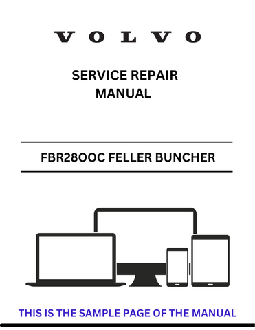 Discover the comprehensive service repair manual for the VOLVO FBR28OOC Feller Buncher. Download the PDF for expert guidance and maintenance tips.