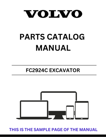 Discover the comprehensive VOLVO FC2924C Excavator Parts Catalog Manual, specifically designed for serial numbers 11000-110040. This PDF file is an essential resource for anyone looking to maintain or repair their excavator with precision and confidence.