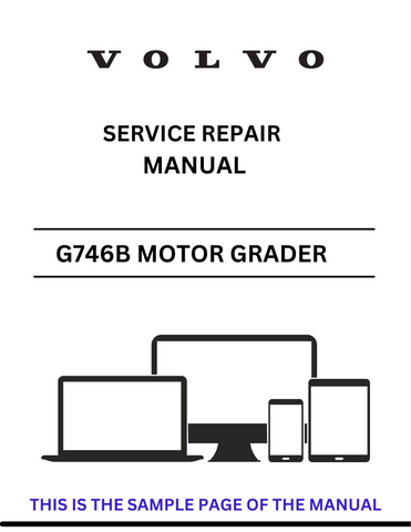 Discover the comprehensive service repair manual for the Volvo G746B Motor Grader. Access the PDF file for detailed maintenance and repair guidance.