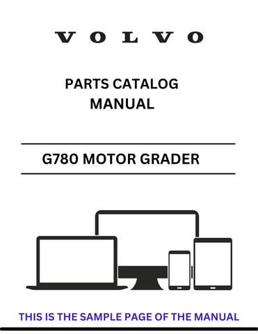  Discover the comprehensive parts catalog manual for the VOLVO G780 VHP Motor Grader. Access the PDF file for detailed specifications and parts information.