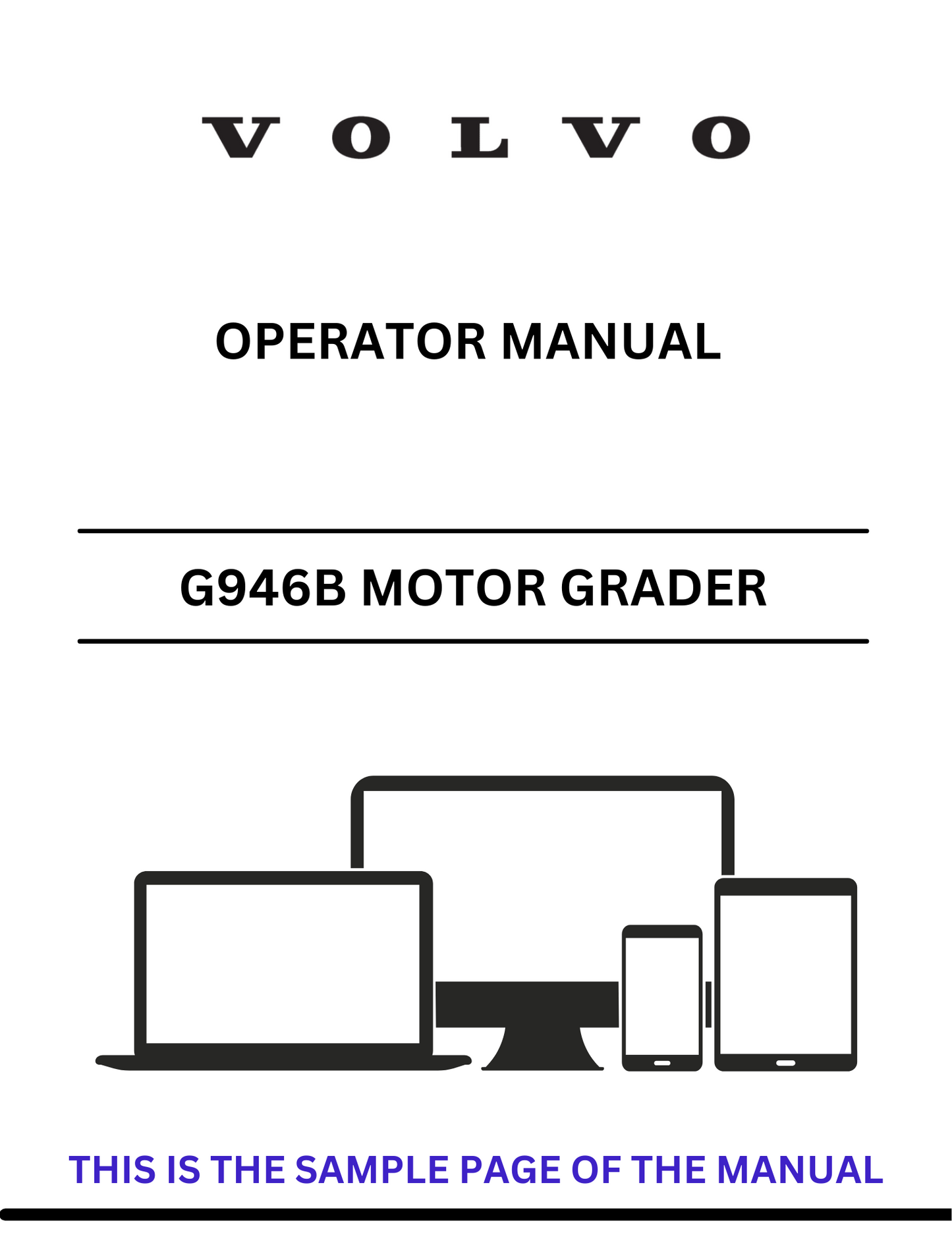 Discover the comprehensive Volvo G946B Motor Grader operator manual in PDF format. Access essential guidelines and enhance your operational efficiency today.