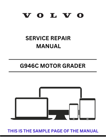  Discover the comprehensive service repair manual for the VOLVO G946C Motor Grader. Access the PDF file for detailed maintenance and repair guidance.