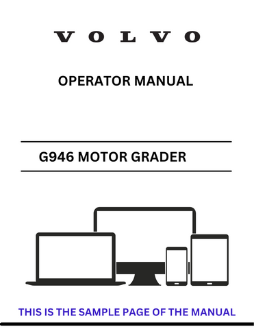 Discover the comprehensive Volvo G946 Motor Grader operator manual in PDF format. Access essential guidelines and enhance your operational efficiency today.