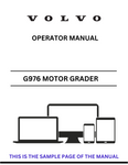 Discover the comprehensive Volvo G976 Motor Grader operator manual in PDF format. Access essential guidelines and enhance your operational efficiency today.