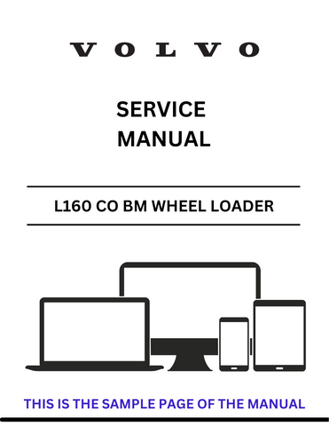 Unlock the full potential of your VOLVO L160 CO BM Wheel Loader with our comprehensive Service Manual in PDF format. This essential guide provides detailed insights into maintenance, troubleshooting, and repair procedures, ensuring your equipment operates at peak performance.