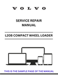 Discover the comprehensive service repair manual for the VOLVO L20B Compact Wheel Loader. Download the PDF for expert guidance and maintenance tips.
