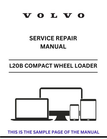 Discover the comprehensive service repair manual for the VOLVO L20B Compact Wheel Loader. Download the PDF for expert guidance and maintenance tips.