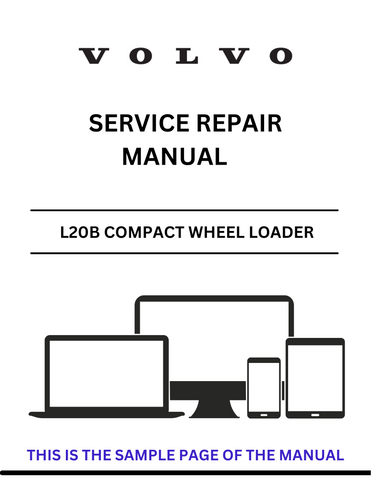 Unlock the full potential of your VOLVO L20B Compact Wheel Loader with our comprehensive Service Repair Manual in PDF format. This essential guide provides detailed instructions, diagrams, and troubleshooting tips to ensure your machine operates at peak performance.