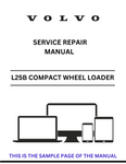 Discover the comprehensive service repair manual for the VOLVO L25B Compact Wheel Loader. Download the PDF for expert guidance and maintenance tips.