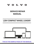 Discover the comprehensive service repair manual for the VOLVO L25H Compact Wheel Loader. Download the PDF for expert guidance and maintenance tips.