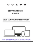 Discover the comprehensive service repair manual for the Volvo L30G Compact Wheel Loader. Download the PDF for expert guidance and maintenance tips.