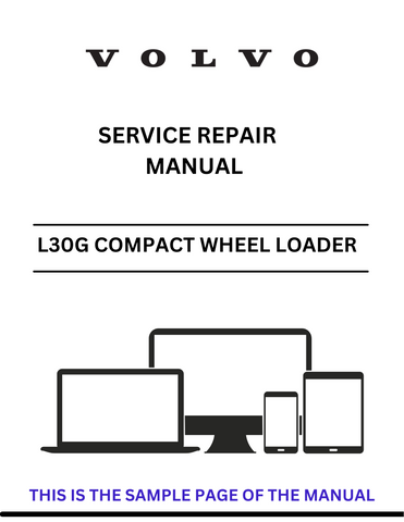 Discover the comprehensive service repair manual for the Volvo L30G Compact Wheel Loader. Download the PDF for expert guidance and maintenance tips.