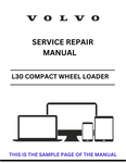 Discover the comprehensive service repair manual for the Volvo L30 Compact Wheel Loader. Download the PDF for expert guidance and maintenance tips.