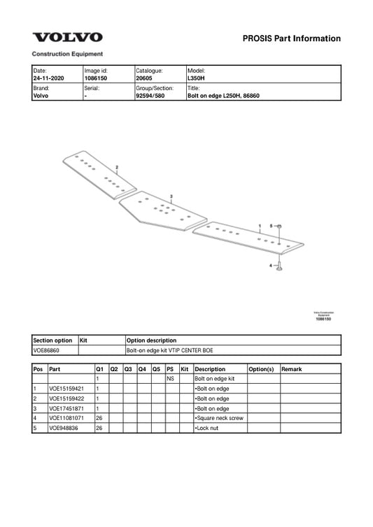 Enhance your maintenance and repair efficiency with the VOLVO L350H Wheel Loader Parts Catalog Manual, dated 24-11-2020. This comprehensive PDF file provides detailed diagrams, part numbers, and specifications, ensuring you have all the information needed to keep your equipment running smoothly. Perfect for technicians and operators alike, this manual is an essential resource for anyone looking to optimize their Volvo L350H's performance and longevity. Don't miss out on the opportunity to streamline your op