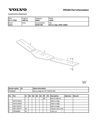 Enhance your maintenance and repair efficiency with the VOLVO L350H Wheel Loader Parts Catalog Manual, dated 24-11-2020. This comprehensive PDF file provides detailed diagrams, part numbers, and specifications, ensuring you have all the information needed to keep your equipment running smoothly. Perfect for technicians and operators alike, this manual is an essential resource for anyone looking to optimize their Volvo L350H's performance and longevity. Don't miss out on the opportunity to streamline your op