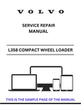 Discover the comprehensive service repair manual for the VOLVO L358 Compact Wheel Loader. Download the PDF for expert guidance and maintenance tips.