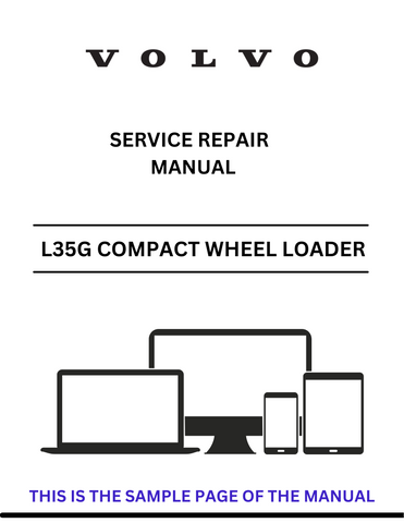 Discover comprehensive service and repair information for the VOLVO L35G Compact Wheel Loader. Download our detailed PDF guide for expert maintenance tips.