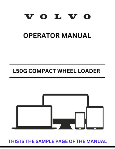 Discover the comprehensive operator manual for the VOLVO L50G Compact Wheel Loader. Download the PDF for essential guidelines and operational insights.