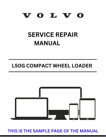 Discover the comprehensive service repair manual for the VOLVO L50G Compact Wheel Loader. Download the PDF for expert guidance and maintenance tips.