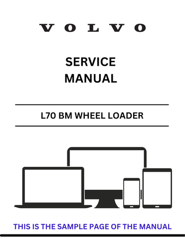 Discover the ultimate resource for maintaining your VOLVO L70 BM Wheel Loader with our comprehensive Service Manual in PDF format. This manual is meticulously designed to provide you with detailed instructions, diagrams, and troubleshooting tips, ensuring that you can keep your equipment running smoothly and efficiently.