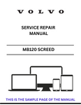 Discover the comprehensive Volvo MB120 GST Screed (SCR) Service Repair Manual in PDF format. Access essential maintenance and repair information today.