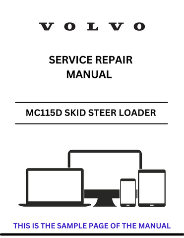 Discover the comprehensive service repair manual for the Volvo MC115D Skid Steer Loader. Download the PDF for expert guidance and maintenance tips.
