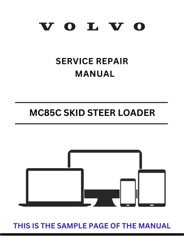 Discover the comprehensive service repair manual for the Volvo MC85C Skid Steer Loader. Download the PDF for expert guidance and maintenance tips.